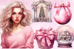 Pink Christmas Collection Sublimation, Pink Christmas PNG Product Image 2