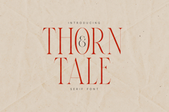 THORN TALE Elegant Serif Font Product Image 1