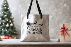 Santa’s On His Way SVG File, Christmas Holiday cut file Product Image 3