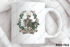 Skeleton Reading Book PNG, Skeleton PNG Product Image 4