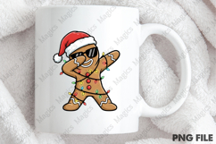 Christmas Gingerbread Man Dabbing PNG Product Image 4