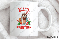 Just a Girl Who Loves Christmas Png Product Image 3