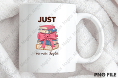 Just One More Chapter Reading Book PNG Product Image 4