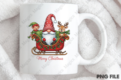 Merry Christmas Santa Gnome PNG Product Image 3