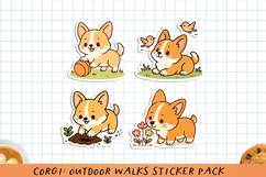 The Corgi Life Mega Sticker Bundle. PNG. Product Image 11