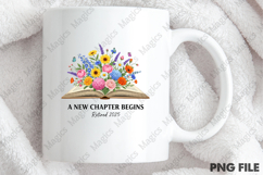 Retired Teacher 2025 Retirement Book PNG Product Image 4