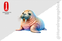 Cute Seal Clipart - PNG File Product Image 1