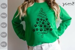 Christmas Tree With Paws SVG Cut Files/ Christmas SVG Design Product Image 4