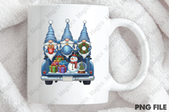 Christmas Gnome Truck Png Product Image 4