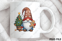 Christmas Gingerbread Gnome PNG Product Image 4