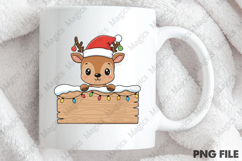 Personalized Reindeer Christmas PNG Product Image 4