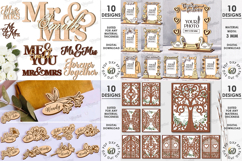 3D Wedding Mega Bundle Laser cut. Wedding decoration SVG Product Image 2