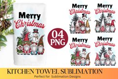 Merry Christmas Kitchen Towel - Christmas Towel Design Product Image 1
