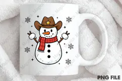 Howdy Christmas Png,Snowman Clipart PNG Product Image 4