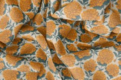 Digital Paper Marigold Flower Seamless Pattern Product Image 4