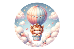 Cute Lion Clipart - PNG File Product Image 2