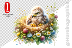 Cute Eagle Clipart - PNG File Product Image 2