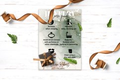 Green Teal Jewelry Card Product Image 4