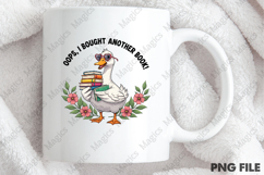 Oops I Bought Another Book Png T-shirt Product Image 4