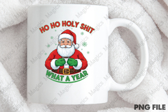 Funny Christmas Png, Cute Santa Png Product Image 4