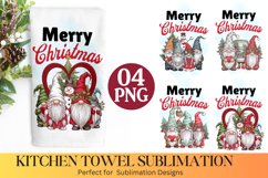 Merry Christmas Kitchen Towel - Christmas Towel Design Product Image 1