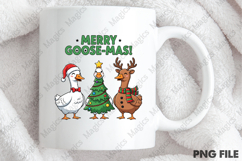 Funny Merry Christmas Png Goose Png Product Image 4
