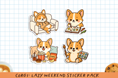 The Corgi Life Mega Sticker Bundle. PNG. Product Image 12