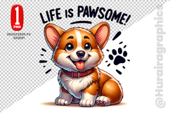 Cute Dog Clipart - PNG File Product Image 2