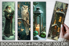 Christmas Sublimation Bookmarks Bundle | Bookmarks Printable Product Image 4