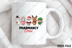 Pharmacy Crew Christmas Sublimation PNG Product Image 4