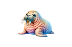 Cute Seal Clipart - PNG File Product Image 2
