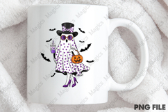 Cute Funny Ghost Pumpkin Halloween Png Product Image 4