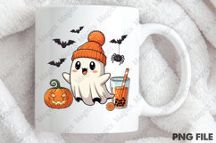 Cute Ghost Coffee Pumpkin Product Image 4