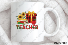 Christmas Teacher Sublimation PNG Product Image 4