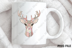 Patchwork Reindeer Bubblegum Christmas Product Image 4