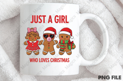 Cute Gingerbread Couple Christmas PNG Product Image 4