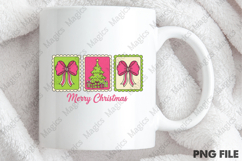 Preppy Pink Christmas PNG Product Image 3