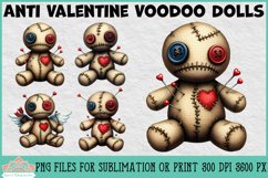 Anti Valentine Voodoo Dolls | Sublimation or Print Clipart Product Image 1