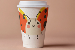 Ladybug sticker set bright cartoon insects pack Product Image 6