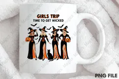 Salem Girls Trip,Vintage Halloween PNG Product Image 4