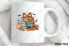 Fall Halloween Stack of Book Teacher PNG Product Image 4