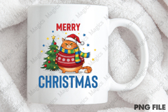 Funny Christmas Cat PNG Product Image 4