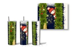 Christmas Snowman Tumbler Sublimation 20 Oz Product Image 4