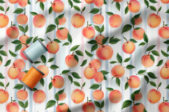 Colourful Macarons and Berries Seamless Patterns, Summer PNG Product Image 4