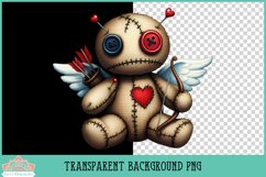 Anti Valentine Voodoo Dolls | Sublimation or Print Clipart Product Image 2