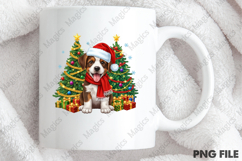Dog Christmas PNG Sublimation T-shirt Product Image 4