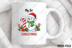 My First Christmas Sublimation PNG Product Image 4
