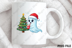 Christmas Ghost, Halloween Christmas Png Product Image 4