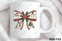 Christmas Bow Sublimation PNG Design Product Image 4