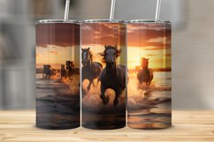 Horse Tumbler Sublimation Design Product Image 1